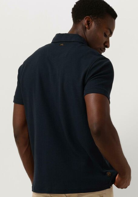 Blaue PME LEGEND Polo-Shirt SHORT SLEEVE POLO PIQUE - large
