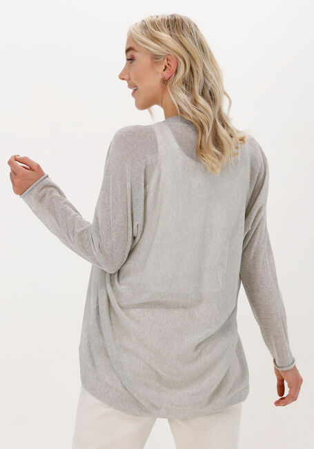 Beige SUMMUM Pullover OVERSIZED SWEATER SPARKLING LU - large