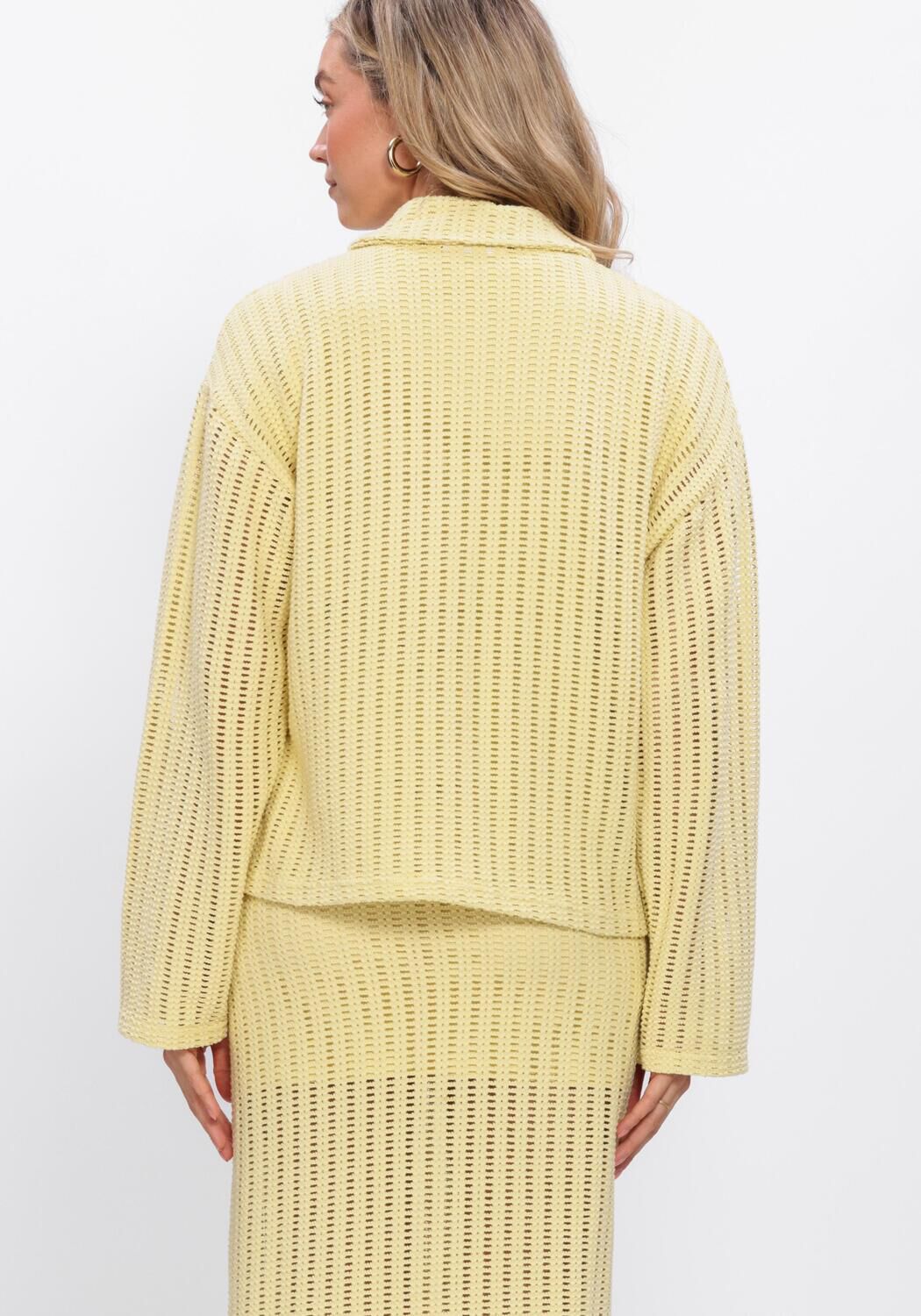 Gelbe EDITED Blusen NEO POLO SHIRT - large