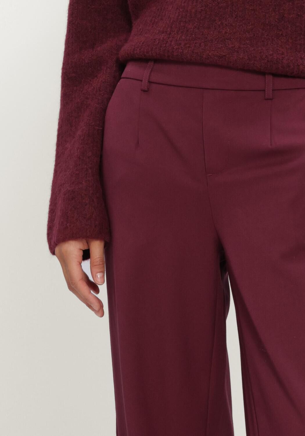 Bordeaux OBJECT Weite Hose OBJLISA WIDE PANT - large