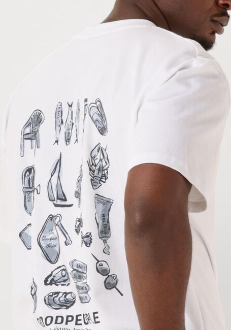 Wei&szlig;e THE GOODPEOPLE T-shirt TAX - large
