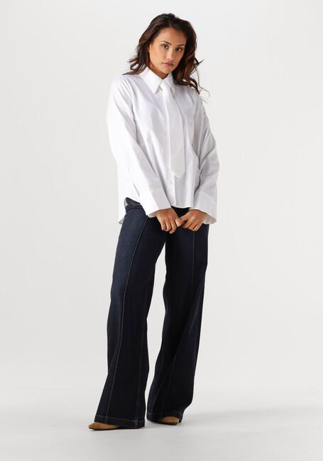 Weiße MOS MOSH Blusen MMAYEN STRIPE SHIRT - large