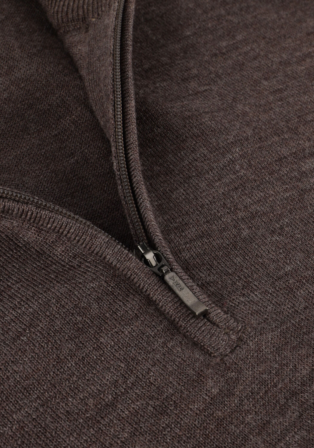 Taupe PROFUOMO Pullover PULLOVER HALF ZIP - large