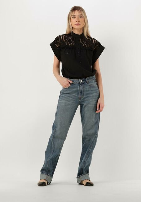 Schwarze SUNCOO Blusen LINA - large