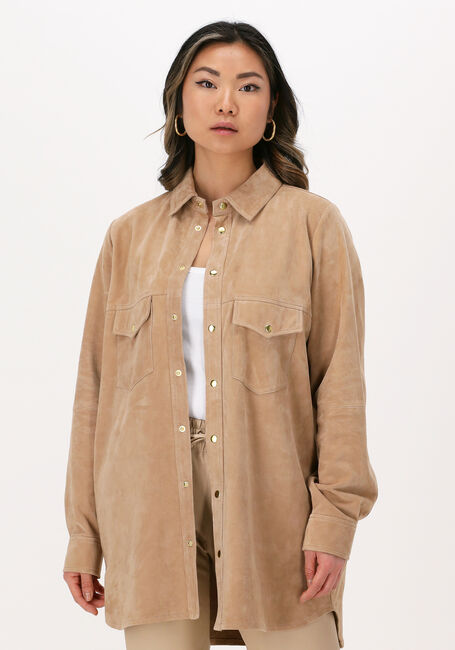 Beige IBANA Lederjack TAX - large