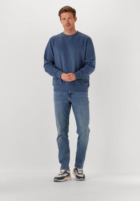 Blaue TOMMY HILFIGER Sweatshirt ESS SEASONAL FLEECE CREWNECK - large