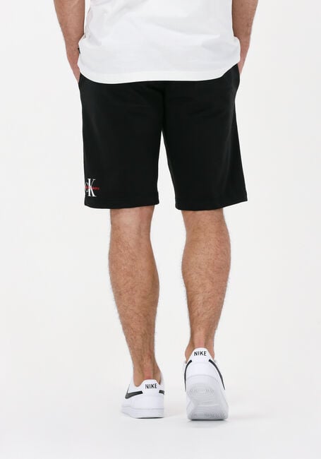 Schwarze CALVIN KLEIN Kurze Hose MONOGRAM LOGO HWK SHORT - large
