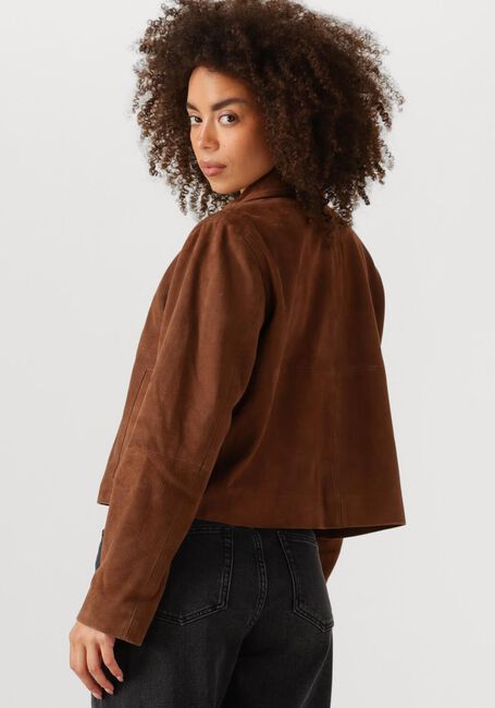 Braune MY ESSENTIAL WARDROBE Lederjack PETRAMW SUEDE JACKET - large