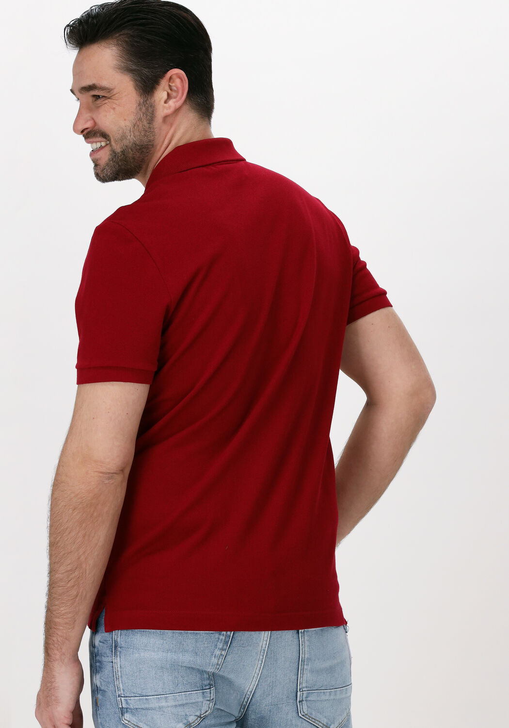 Bordeaux LACOSTE Polo Shirt 1HP3 MEN S S S POLO 1121 Omoda