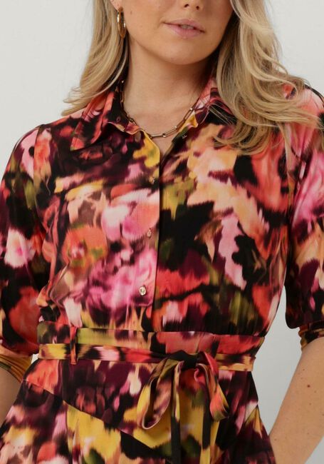 Mehrfarbige/Bunte VANILIA Midikleid BLURRY DRESS - large