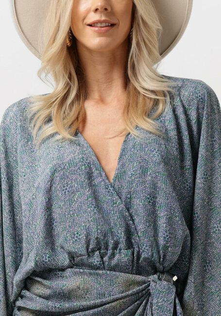 Hellblau SISSEL EDELBO Minikleid KATHLEEN SHORT WRAP DRESS - large