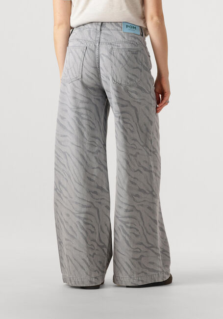 Graue POM AMSTERDAM Jeans JEANS DENIM ANIMAL GREY - large