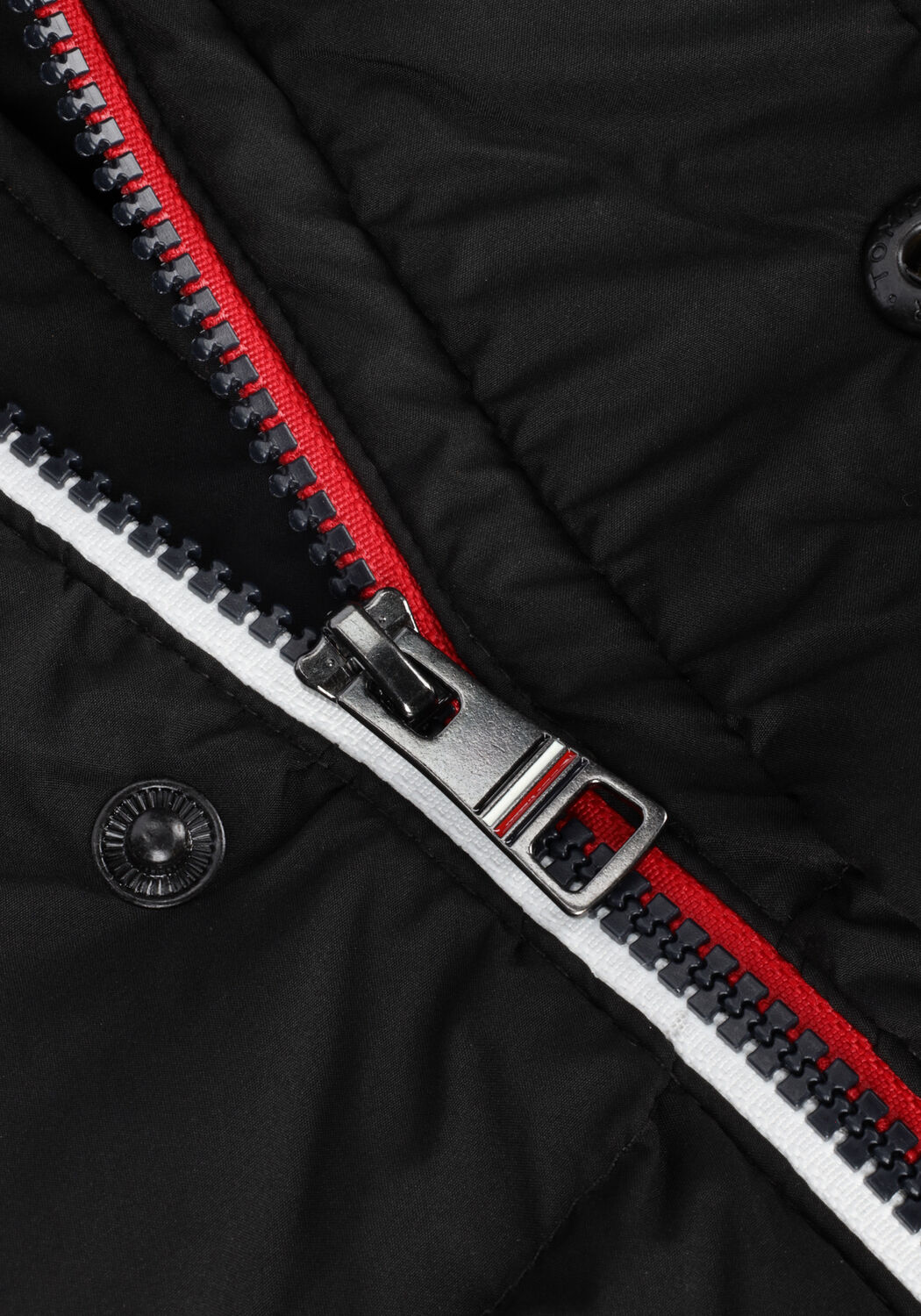 Dunkelblau TOMMY HILFIGER Wattierte Jack HILFIGER DOWN HOODED JACKET - large