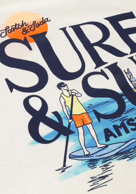 Nicht-gerade weiss SCOTCH & SODA T-shirt COTTON IN CONVERSION ARTWORK T-SHIRT - large