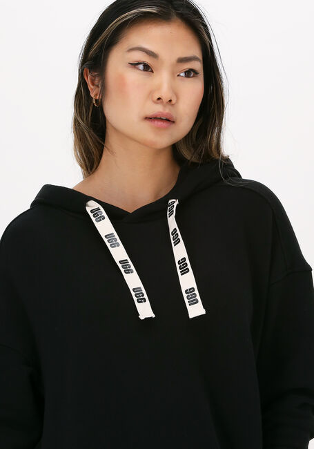 Schwarze UGG Minikleid W ADERYN HOODIE DRESS - large
