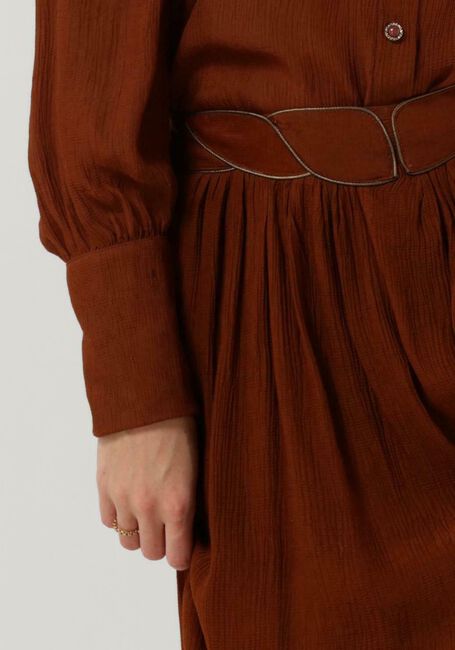 Braune LOUIZON Midirock ALIZEY JUPE - large