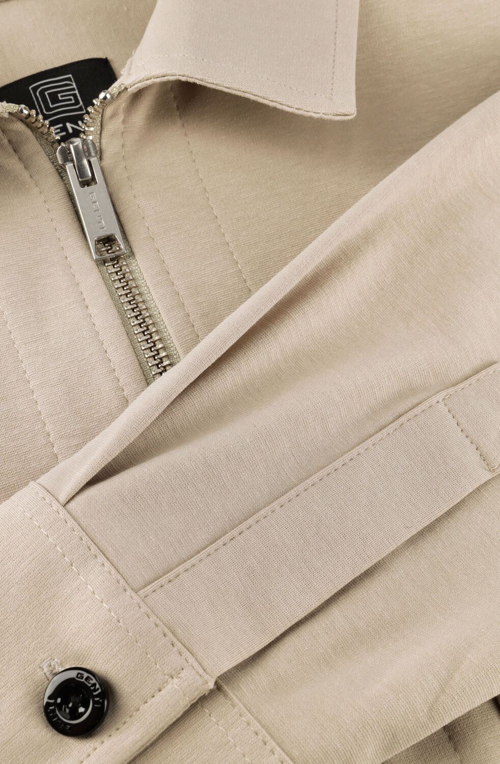 Beige GENTI Overshirt OAKS SHIRT JACKET - large