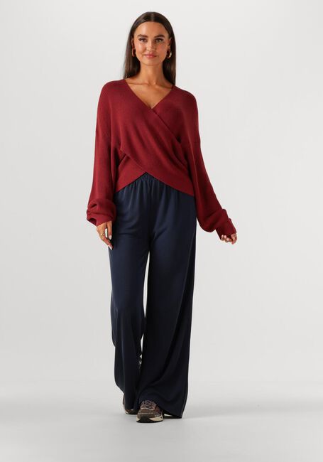 Rote MSCH COPENHAGEN Pullover MSCHZINELLE RACHELLE WRAP PULLOVER - large