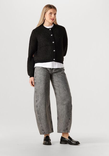 Schwarze MSCH COPENHAGEN Pullover MSCHNERIDA KNIT JACKET - large