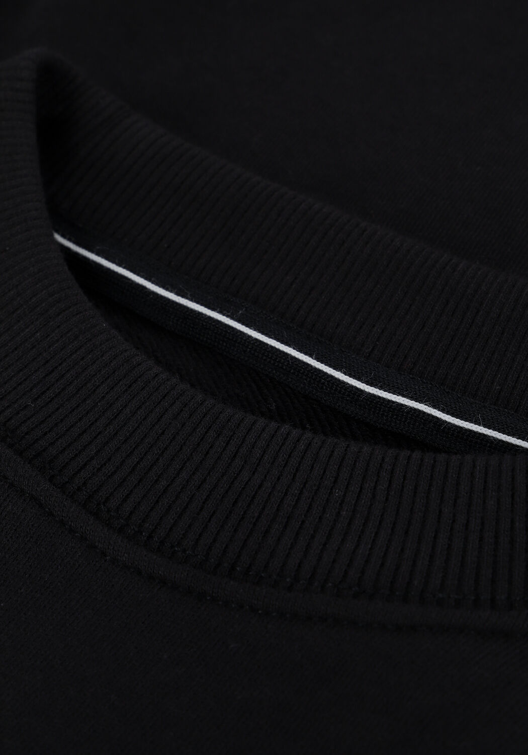 Schwarze CALVIN KLEIN Sweatshirt BLOCKING INSTITUTIONAL CREW NECK - large