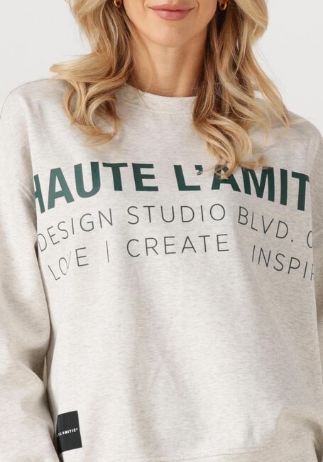 Hellgrau HAUTE L'AMITIÉ Pullover STUDIO LOGO SWEAT - large