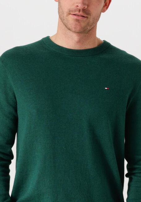 Dunkelgrün TOMMY HILFIGER Pullover PIMA ORG CTN CASHMERE CREW NECK - large