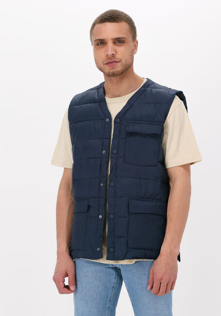 Blaue ANERKJENDT Bodywarmer AKRASMUS PADDED GILET - large