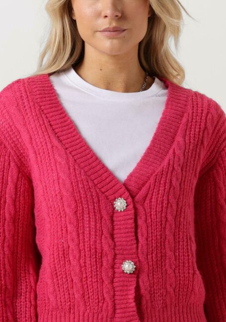 Fuchsie YDENCE Strickjacke CARDIGAN PLIEN - large