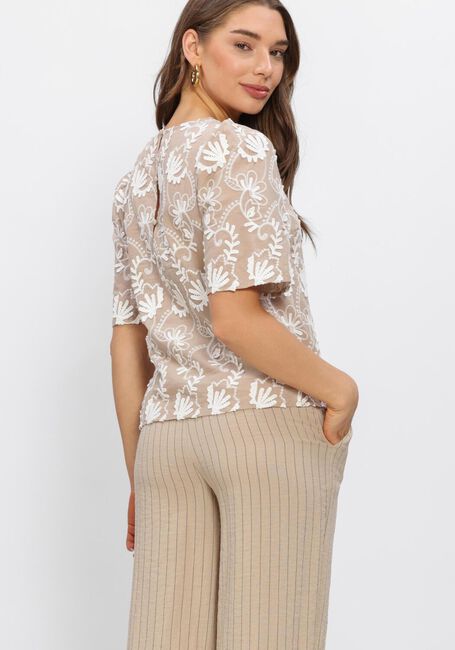 Beige OBJECT Top OBJMYA 2/4 RE TOP - large