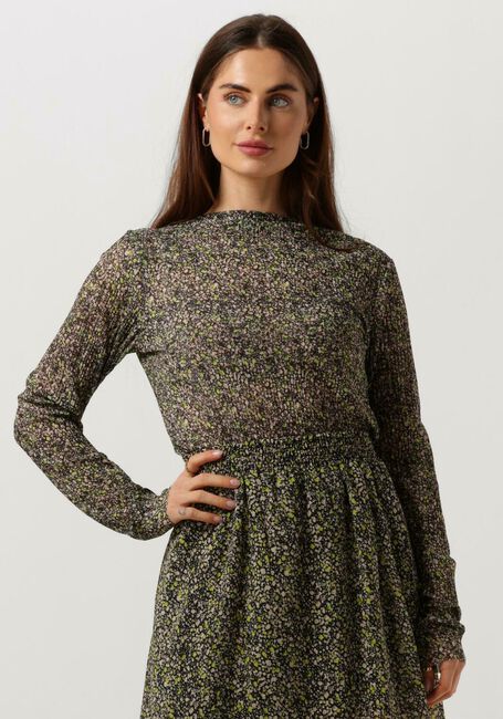 Grüne CATWALK JUNKIE T-shirt LS MOSS FLOWERS - large