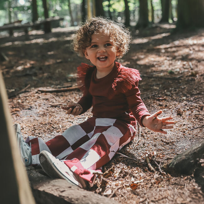 Bordeaux YOUR WISHES Tops & T-shirts TULE LONGSLEEVE - large