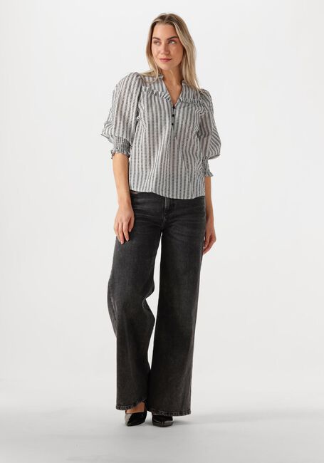 Weiße CO'COUTURE Blusen NORACC FRILL SS BLOUSE - large