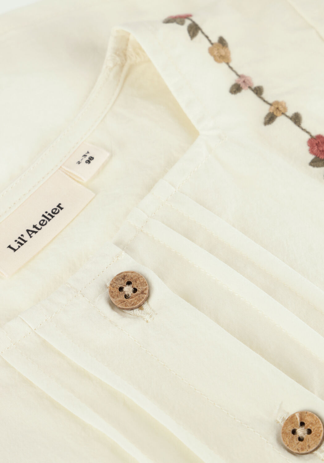 Wei&szlig;e LIL' ATELIER Blusen NMFJOLENE SS LOOSE SHIRT LIL - large