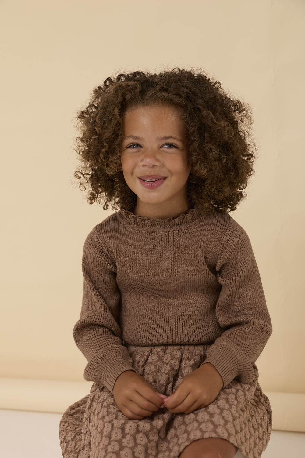 Braune TON & TON Pullover TAIME - large