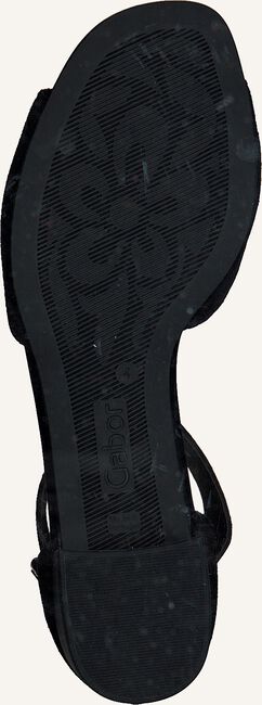 Schwarze GABOR Flache Sandalen 723 Schwarze GABOR Flache Sandalen 723 - large