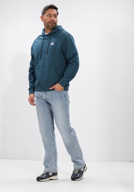 Blaue CALVIN KLEIN Sweatshirt LS 350TERRY EY WHSL BADGE HOODIE - large