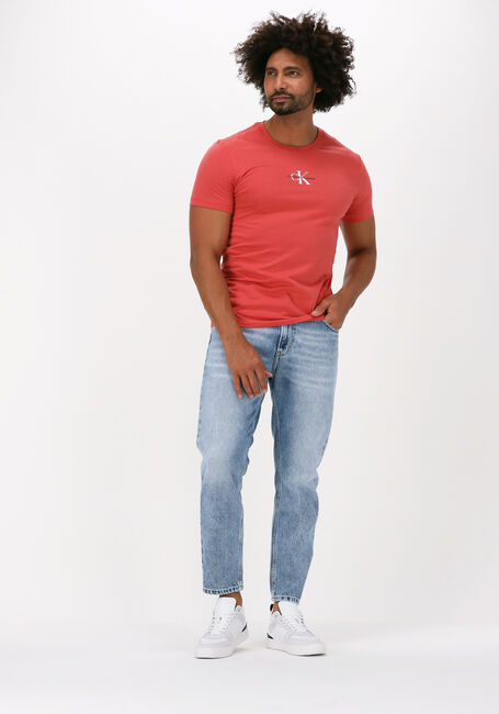 Koralle CALVIN KLEIN T-shirt MONOGRAM LOGO TEE - large