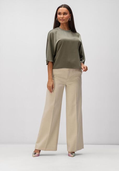 Olive NEO NOIR Pullover LIORA HEAVY SATEEN BLOUSE - large