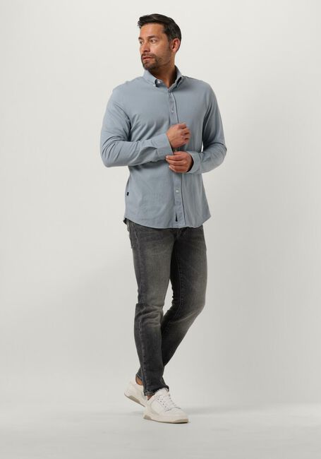 Hellblau BUTCHER OF BLUE Overshirt ROBBINS CLEAN PIQUE SHIRT - large