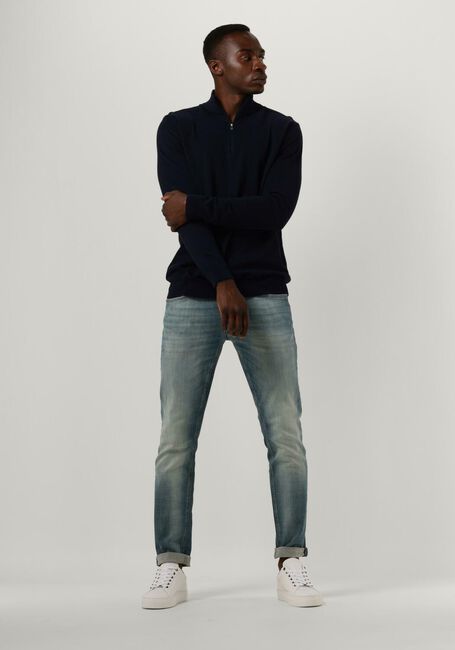 Dunkelblau SELECTED HOMME Pullover SLHBERG HALF ZIP CARDIGAN NOOS - large