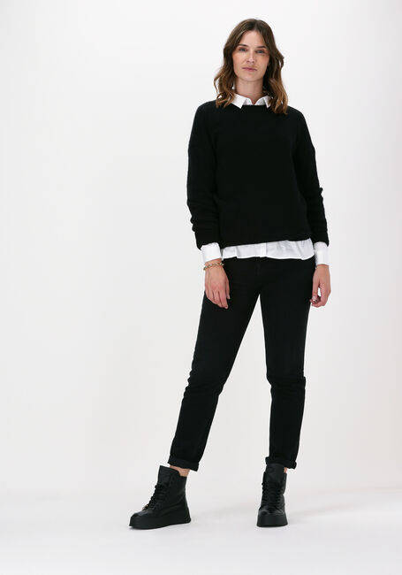 Schwarze MSCH COPENHAGEN Pullover FEMME MOHAIR O PULLOVER 1 - large