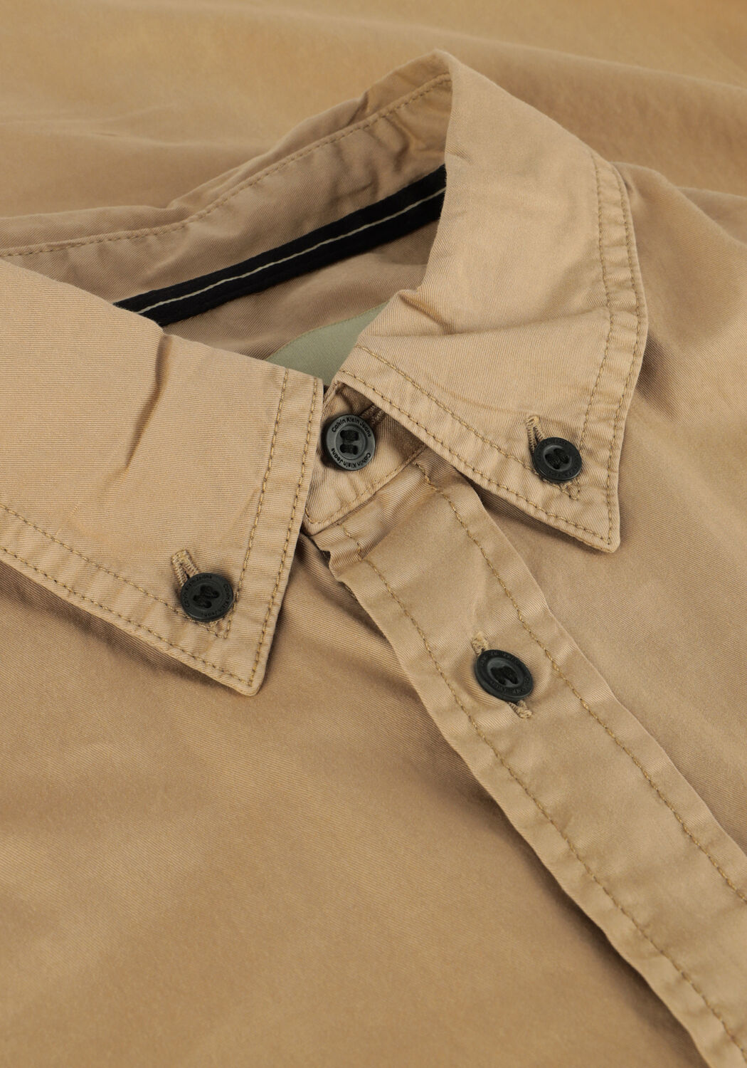 Beige CALVIN KLEIN Overshirt REGULAR SHIRT - large