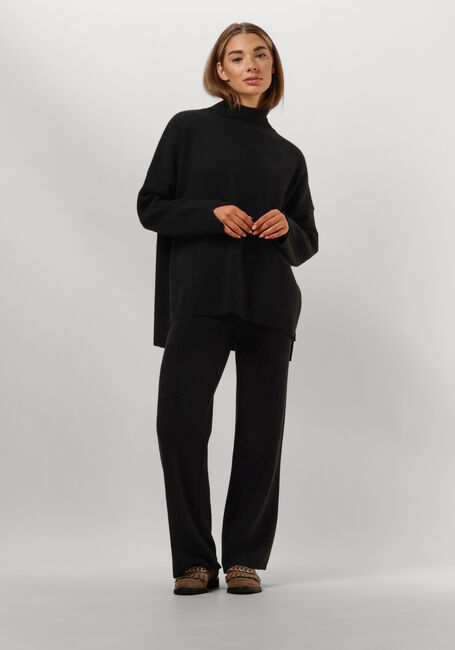 Schwarze RESORT FINEST Hose KNITTED PANTS - large