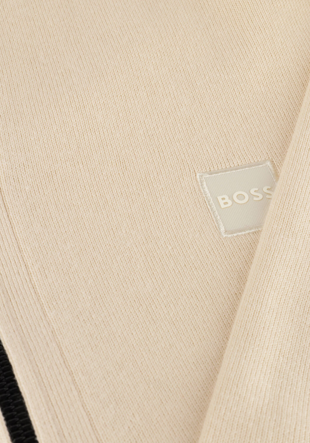 Ecru BOSS ORANGE Strickjacke KANOZIP_S 10272322 01 - large