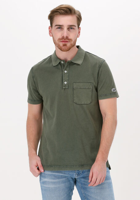 Dunkelgrau DIESEL Polo-Shirt T-POLO-WORKY-DOV-PE - large