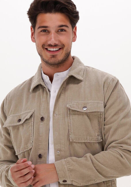 Khaki FORÉT Overshirt CLUSTER CORDUROY - large