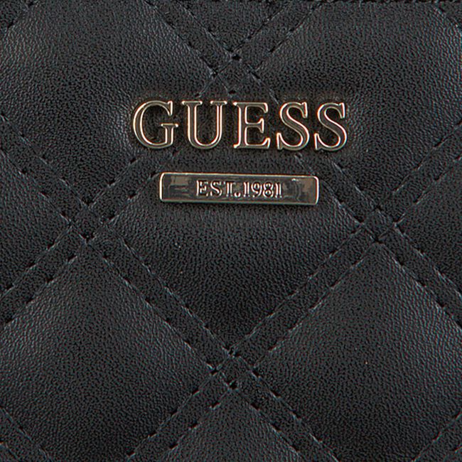 Schwarze GUESS Portemonnaie CESSILY SLG SMALL ZIP AROUND - large