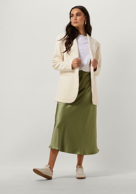 Gr&uuml;ne NOTRE-V Midirock SATIN SKIRT - large