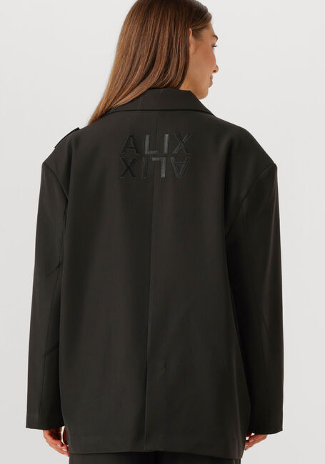 Schwarze ALIX THE LABEL Blazer LADIES WOVEN DOUBLE BREASTED BLAZER - large
