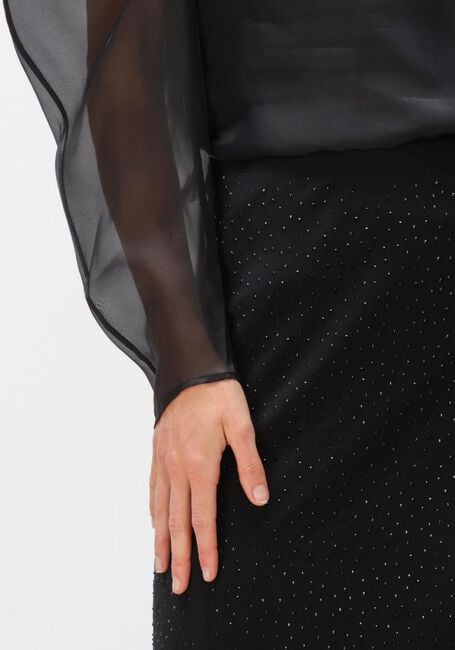 Schwarze DANTE6 Maxirock SILAO RHINESTONE SKIRT - large